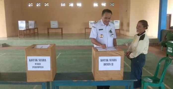 Salurkan Hak Pilihnya, Rajiun : BPD adalah 'Istri' dari Kepala Desa