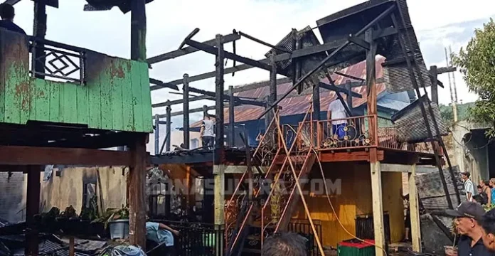 Lima Rumah, 18 Motor dan Satu Mobil di Kolut Ludes Terbakar