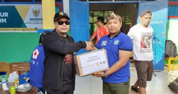 Garda Pemuda Nasdem Bantu Korban Banjir Konawe