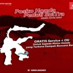 Motor Honda yang Terdampak Banjir Dapat Service dan Oli Gratis dari Astra Motor Honda yang Terdampak Banjir Dapat Service dan Oli Gratis dari Astra