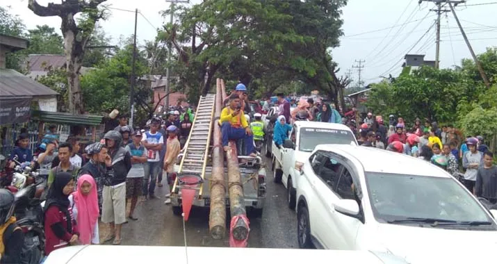 Jalan Penghubung Kolaka-Unaaha Putus Total, Pengendara Diminta Putar Arah