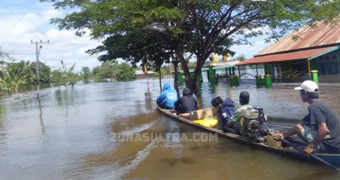 Tiba di Konawe, Helikopter BNPB Langsung Distribusikan Logistik