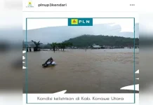 Akses Jalan Terputus, PLN Kesulitan Perbaiki Dua Tiang Roboh di Konut Akses Jalan Terputus,, PLN Kesulitan Perbaiki Dua Tiang Roboh di Konut