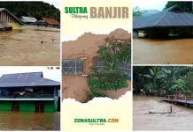 Banjir di Sultra, 10 Ribu Penduduk Mengungsi Sultra Dikepung Banjir: 7 Wilayah Terdampak, 3 Kabupaten Terparah