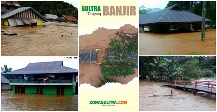 Sultra Dikepung Banjir: 7 Wilayah Terdampak, 3 Kabupaten Terparah