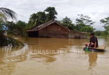 3.457 Jiwa Korban Banjir Konawe Masih Mengungsi banjir konawe, sulawesi tenggara