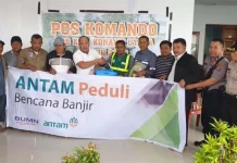 PT ANTAM UBPN Sultra kembali menyalurkan bantuan untuk korban banjir di Konut PT ANTAM UBPN Sultra kembali menyalurkan bantuan untuk korban banjir di Konut