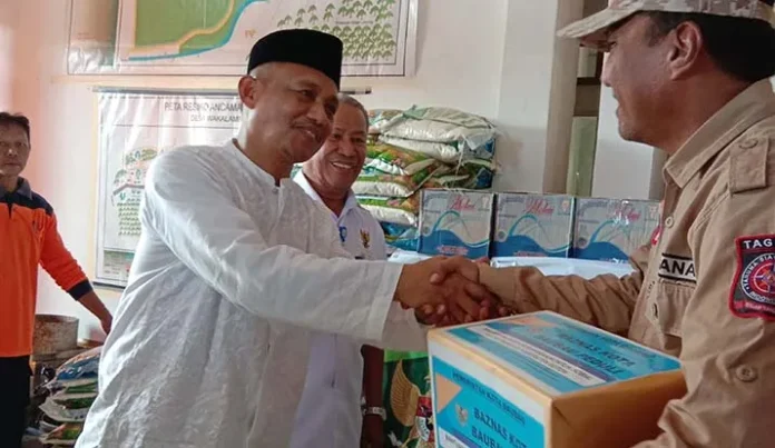 Pemkot Baubau Sumbang 200 Karung Beras untuk Korban Kerusuhan Buton