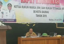 Wujudkan Perdamaian, Wali Kota Baubau Kumpulkan Ketua RT dan RW Wujudkan Perdamaian, Wali Kota Baubau Kumpulkan Ketua RT dan RW