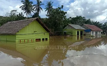 Menengok Titik Banjir Terparah di Konsel, Warga Resah di Pengungsian Menengok Titik Banjir Terparah di Konsel, Warga Resah di Pengungsian