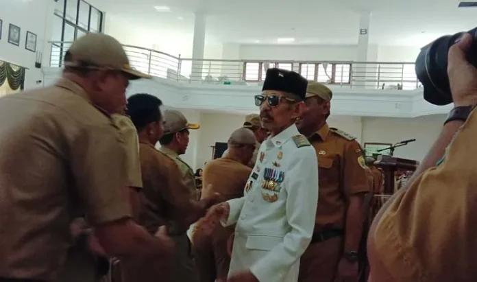 Pemkot Baubau Warnai Hari Pertama Berkantor dengan Halalbihalal