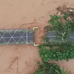 Jembatan Penghubung Sultra-Sulteng Amblas, Lima Kecamatan di Konut Terisolasi Jembatan Penghubung Sultra-Sulteng Amblas, Lima Kecamatan di Konut Terisolasi