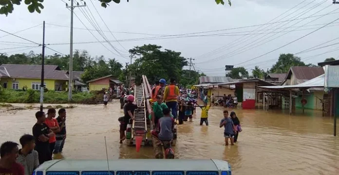 45 KK Korban Banjir Mengungsi di Rujab Bupati Konawe