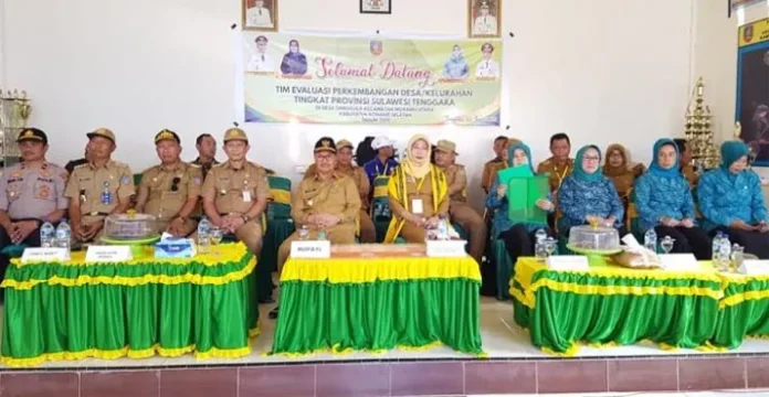 Tim Penilai Lomba Desa Lakukan Penilaian di Desa Sanggula Konsel