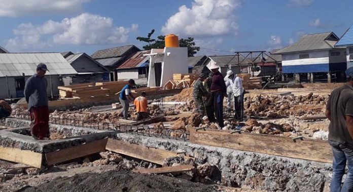 Pra-TMMD, Kodim 1416/Muna Kebut Pembangunan Masjid Kampung Bajo Butur