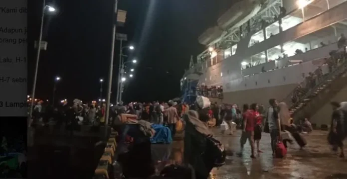 H-4 Lebaran, 40.752 Pemudik Gunakan Jalur Laut di Baubau