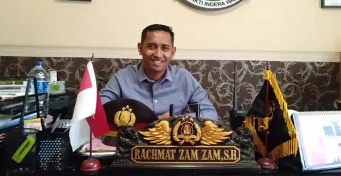 rachmat zam zam Kepala Satuan (Kasat) Reserse Kriminal (Reskrin) Polres Konawe, Iptu Rahmat Zamzam