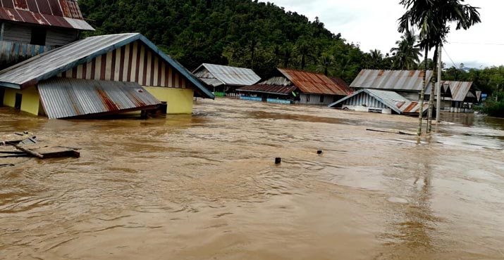 Banjir Bandang, 11 Rumah di Konut Hanyut Terbawa Arus Sungai