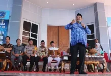 Lantik 66 Plt Kades, Rusman: Ini Jangan Dipolitisasi Bupati Muna Rusman Emba