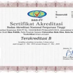 Prodi Ilmu Politik UHO Raih Akreditasi B Prodi Ilmu Politik UHO Raih Akreditasi B