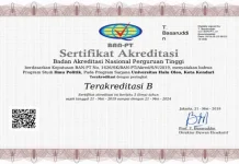 Prodi Ilmu Politik UHO Raih Akreditasi B Prodi Ilmu Politik UHO Raih Akreditasi B