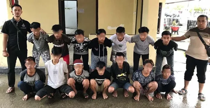 Kawanan Begal di Kendari Kembali Beraksi, 15 Terduga Pelaku Ditangkap
