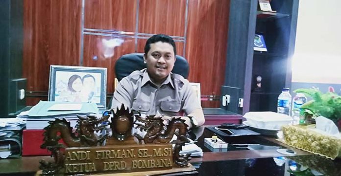 Ketua DPRD Bombana, Andi Firman