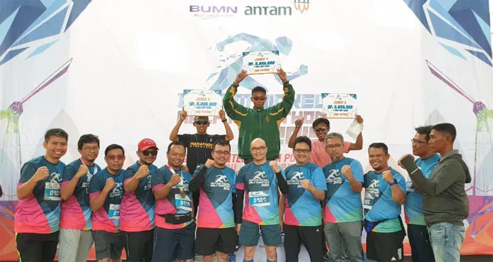 800 Pelari Meriahkan ANTAM Nickel Half Marathon di Pomalaa