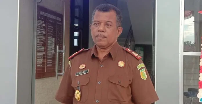 Kepala Kejari Kota Baubau, Gasper Kase.