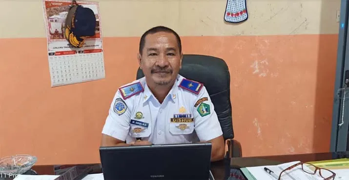 Kepala Dinas (Kadis) Perhubungan Kolut Junus 