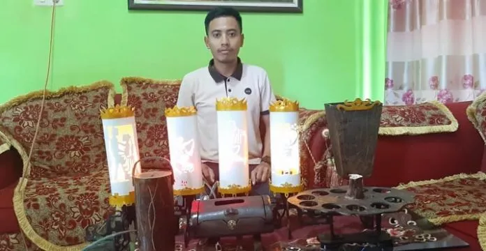 Karya Pemuda Asal Mubar, Pipa Paralon Dibuat Aneka Furnitur