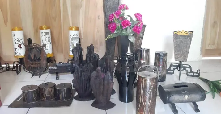 Karya Pemuda Asal Mubar,  Pipa Paralon Dibuat Aneka Furnitur