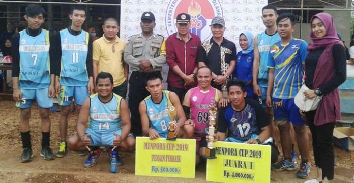 Tim Voli Asal Butur Juarai Menpora Cup di Konawe