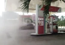 Insiden Mobil Terbakar, Pertamina Bakal Sanksi SPBU Saranani Jika Terbukti Melanggar Angkut BBM Pakai Jerigen, Mobil Sedan Terbakar di SPBU Saranani