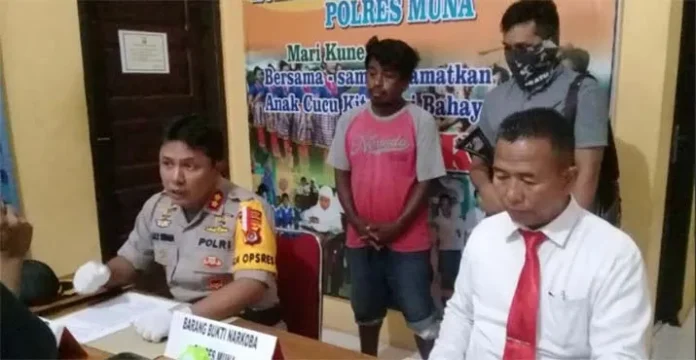 Melawan, Kuli Bangunan Pengedar Sabu di Muna Ditembak