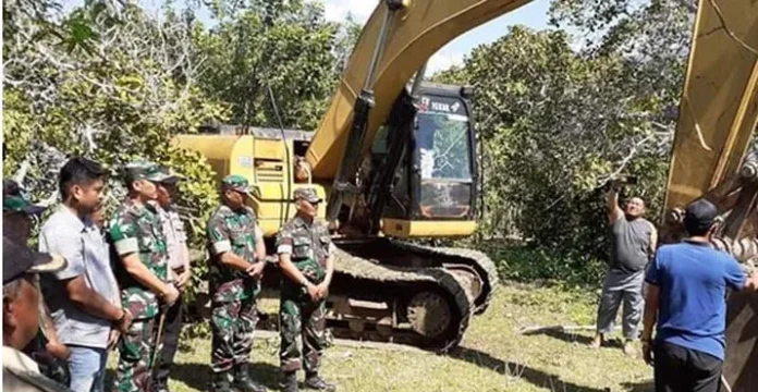 pembuatan_jalan Akses Jalan Lengora Menuju Dusun Baepapa Kabaena Mulai Dibuka