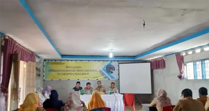 Kantor Bahasa Beri Penyuluhan Penggunaan Bahasa di Mubar