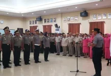632 Personel dan ASN Polda Sultra Naik Pangkat 632 Personel dan ASN Polda Sultra Naik Pangkat