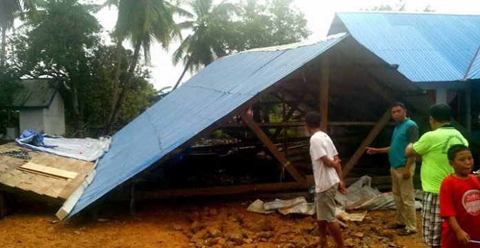 Satu Rumah di Konut Roboh Diterjang Puting Beliung