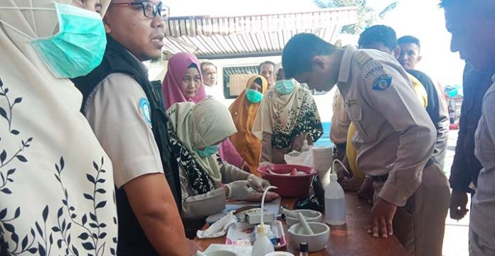 Hindari Pengawet Ikan Berbahaya, BKIPM Baubau Sidak Pasar Wameo