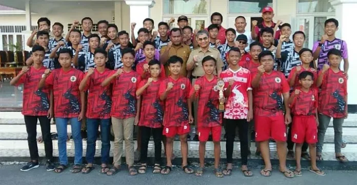 Tim Sepakbola U 14 Butur Juarai Piala Menpora Cup Tingkat Provinsi