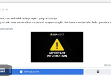 Anggota EXP Asset.com di Wakatobi Tidak Dapat Mengakses Website Perusahaan