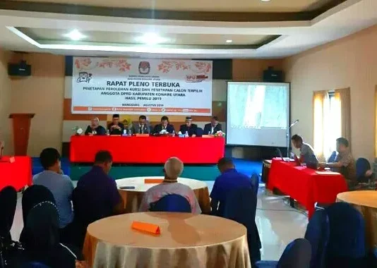 Pleno KPU Konut, Berikut Perolehan Kursi Partai dan Caleg Terpilih