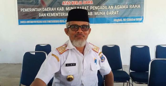 Kepala Disdukcapil Mubar, Alimin