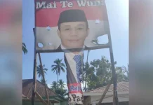 Baliho Dibakar di Muna, Rajiun Center : Itu Tindakan Pengecut dan Panik Baliho Dibakar di Muna, Rajiun Center : Itu Tindakan Pengecut dan Panik