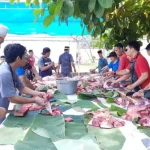 Kurban 7 Ekor Sapi, BI Sultra Bagikan 550 Kupon Daging Kurban 7 Ekor Sapi, BI Sultra Bagikan 550 Kupon Daging