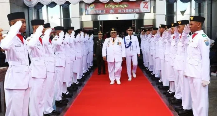 gabrata Mars Garbarata Warnai Perayaan HUT ke-74 RI Pemprov Sultra