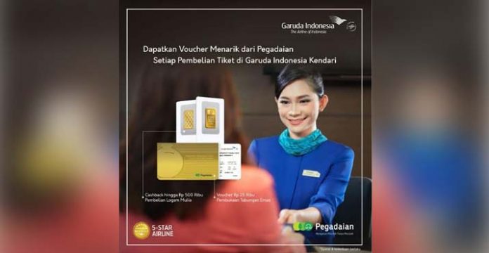 Daftar Haji dan Beli Tiket Garuda, Dapatkan Cashback Tabungan Emas Pegadaian