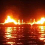 Kapten KM Izhar yang Terbakar Ditetapkan Jadi Tersangka Kapal Bermuatan Ratusan Orang Terbakar di Pulau Bokori, Dua Meninggal Dunia