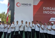 ANTAM Launching Logo Holding Industri Pertambangan di Pomalaa ANTAM Launching Logo Holding Industri Pertambangan di Pomalaa